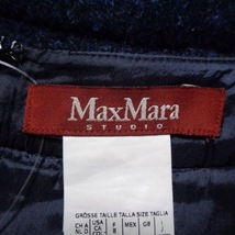 マックスマーラスタジオ Max Mara STUDIO スカート サイズ40(I) M - ネイビー レディース ひざ丈 美品 ボトムス_画像3