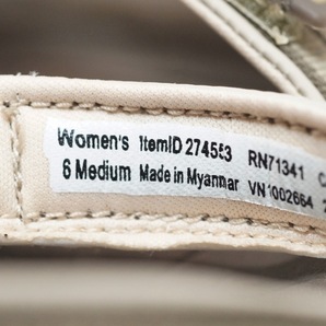 エルエルビーン L.L.Bean サンダル 6 - 化学繊維 カーキ レディース 美品 靴の画像6