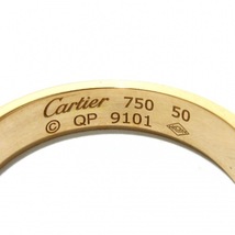 磨き済み■カルティエ Cartier リング 50 ミニラブ K18PG 美品 アクセサリー（指）_画像5