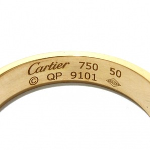 磨き済み■カルティエ Cartier リング 50 ミニラブ K18PG 美品 アクセサリー（指）の画像5