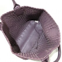 ボッテガヴェネタ BOTTEGA VENETA トートバッグ 141498 カバPM レザー パープル 250個限定 バッグ_画像6