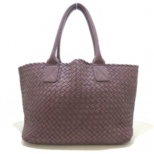 ボッテガヴェネタ BOTTEGA VENETA トートバッグ 141498 カバPM レザー パープル 250個限定 バッグ