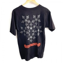 クロムハーツ Chrome hearts 半袖Tシャツ サイズM - 黒×ダークグレー×レッド メンズ クルーネック トップス_画像2