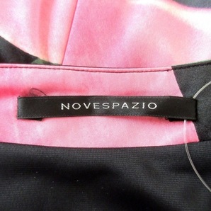 ノーベスパジオ NOVESPAZIO サイズ38 M - ピンク×黒×グリーン レディース 長袖/ひざ丈 ワンピースの画像3
