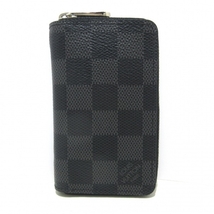 ルイヴィトン LOUIS VUITTON コインケース N63076 ジッピーコインパース ダミエ・グラフィット キャンバス MI0159 美品 財布_画像1