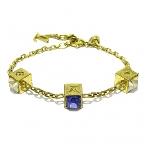  Louis Vuitton LOUIS VUITTON bracele M65209 brass re* gambling brass,CRYSTALLIZED - Swarovski Elements OB0175