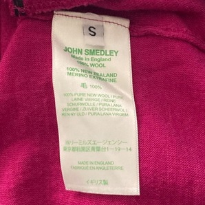 ジョンスメドレー JOHN SMEDLEY カーディガン サイズS - パープル×グレー レディース 長袖/martinique トップスの画像4