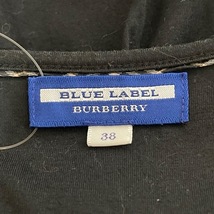 バーバリーブルーレーベル Burberry Blue Label サイズ38 M - 黒 レディース クルーネック/半袖/ひざ丈 ワンピース_画像3