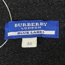 バーバリーブルーレーベル Burberry Blue Label パーカー サイズ38 M - 黒×白 レディース 長袖/ジップアップ トップス_画像3