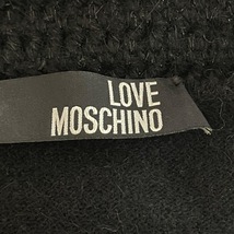 ラブモスキーノ LOVE MOSCHINO 長袖セーター/ニット サイズI42 M - 黒 レディース Vネック/スパンコール トップス_画像3