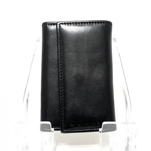 グッチ GUCCI キーケース - レザー 黒 6連フック 財布