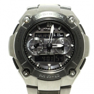 CASIO( Casio ) wristwatch MR-G MRG-7600D-1BJF men's radio wave / Tough Solar / titanium dark gray 