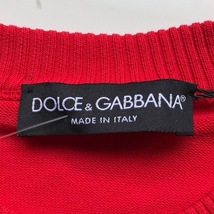 ドルチェアンドガッバーナ DOLCE&GABBANA 長袖セーター/ニット サイズ48 M - レッド メンズ クルーネック 美品 トップス_画像3