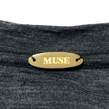 ミューズデドゥーズィエムクラス MUSE de DEUXIEME CLASSE 長袖カットソー - ダークグレー レディース クルーネック 美品 トップス_画像3