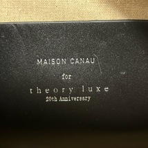 セオリーリュクス theory luxe ハンドバッグ - レザー 黒 MAISON CANAU/20th Anniversary 美品 バッグ_画像8