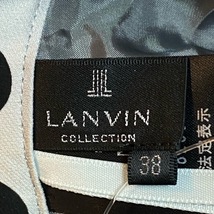 ランバンコレクション LANVIN COLLECTION スカート サイズ38 M - ライトグレー×黒 レディース ひざ丈/プリーツ/ドット柄 美品 ボトムス_画像3