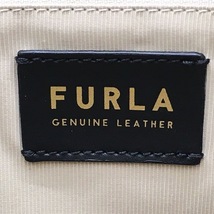 フルラ FURLA ショルダーバッグ ネット レザー ベージュ バッグ_画像8