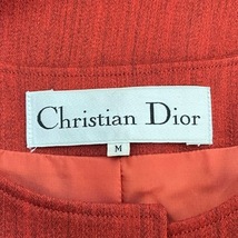 ディオール/クリスチャンディオール DIOR/ChristianDior サイズM - レッド レディース 長袖/肩パッド/春/秋 美品 ジャケット_画像3