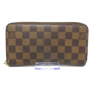 ルイヴィトン LOUIS VUITTON 長財布 N60015 ジッピーウォレット ダミエ・キャンバス エベヌ MI2157 財布 ダミエ