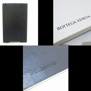 ボッテガヴェネタ BOTTEGA VENETA 手帳 イントレチャート レザー カーキ ノートブックカバー 新品同様 財布の画像10