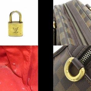 ルイヴィトン LOUIS VUITTON ハンドバッグ N60008 ドゥオモ ダミエ・キャンバス エベヌ CA0036 バッグ ダミエの画像10