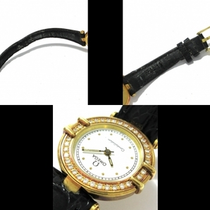 OMEGA(オメガ) 腕時計 コンステレーション BA 695.1080 レディース K18YG/社外革ベルト/ダイヤベゼル/ヴィンテージ 白の画像10
