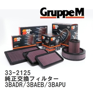 【GruppeM】 K&N 純正交換フィルター フォルクスワーゲン PASSAT 3BADR/3BAEB/3BAPU 97-00 [33-2125]