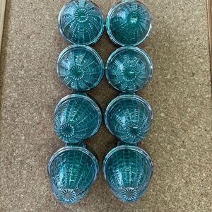 8 piece set JB ultra light LED crystal HP marker 2 12/24V common use marker lamp clear / green body parts LSL-214G