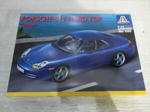 T【N3-10】【80サイズ】▲未組立/Italeri イタレリ/No.686 1/24 ポルシェ 911 ハードトップ 1998/プラモデル/※外箱傷み有