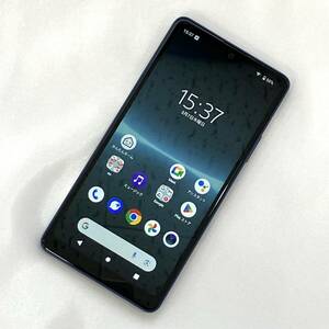 【中古】SIMフリー SONY XPERIA ACE III 4GB/64GB ブルー SOG08 利用制限〇 au版 バッテリー80%