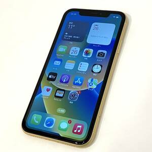 【中古】SIMフリー iPhone XR 64GB イエロー 利用制限〇 MT082J/A au版