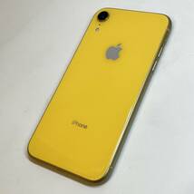 【中古】SIMフリー iPhone XR 64GB イエロー 利用制限〇 MT082J/A au版_画像2