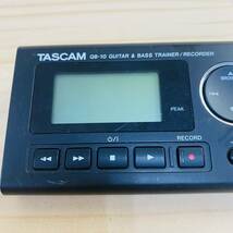 1W37660-70 通電OK TASCAM GB-10 ギター ベース トレーナー チューナー_画像2