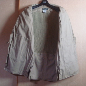CAMPCO Safari Travel Vest U.S.A.size:S  サファリ トラベル ベスト フィッシング ベスト 綿 未着用品の画像4