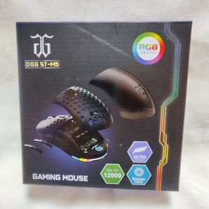 【未使用】両手利き 12,000 DPI RGB ゲーミングマウス