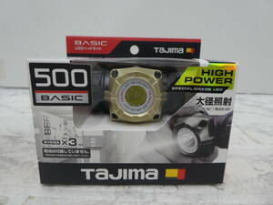 ☆ ② TAJIMA タジマ LE-M501D LEDヘッドライト 大径照射 マグネット付き 未使用品 1円スタート ☆