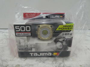 ☆ ⑥ TAJIMA タジマ LE-M501D LEDヘッドライト 大径照射 マグネット付き 新品未開封 1円スタート ☆