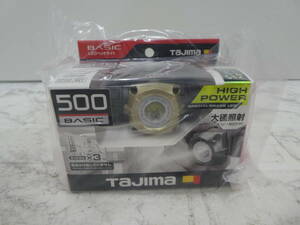 ☆ ⑦ TAJIMA タジマ LE-M501D LEDヘッドライト 大径照射 マグネット付き 新品未開封 1円スタート ☆