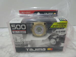 ☆ ⑭ TAJIMA タジマ LE-M501D LEDヘッドライト 大径照射 マグネット付き 新品未開封 1円スタート ☆