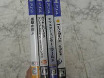 ☆ PS4 ソフト モンスターハンターワールド / ロコロコ / ガンダムバーサス プレミアムG サウンドエディション / 進撃の巨人 1円～_画像4