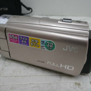 ☆ JVCケンウッド ビデオカメラ EVERIO GZ-E565-N ピンクゴールド 中古 動作品 1円スタート ☆の画像6