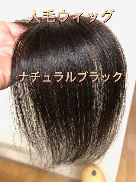 人毛100%ショートウィッグ　人毛100%ヘアピース　人毛部分ウィッグ