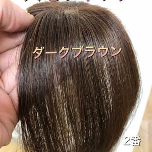 人毛100％ショートウィッグ　人毛100%ヘアピース　人毛部分ウィッグ