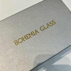 【BOHEMIA GLASS/ボヘミアグラス】ロックグラス 2客【未使用/箱付】★の画像4