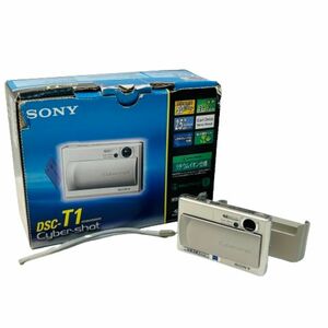 【SONY/ソニー】CyberShot/サイバーショット コンパクトデジタルカメラ(デジカメ) DSC-T1 シルバー★43900
