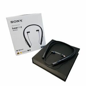【SONY/ソニー】hear in 2 ワイヤレスイヤホン 首掛け Bluetooth WI-H700 ブラック★43901