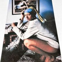 新品 フェルメール 真珠の耳飾りの少女 青ターバン 女子 プライベート 部屋着 写真 セクシー ポートレート パーカー ユニセックス Mサイズ_画像7