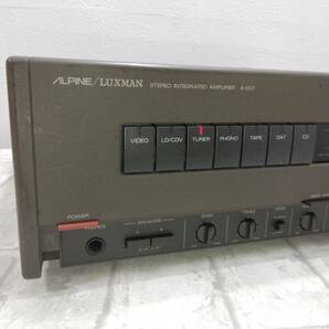 送料無料! ALPINE/LUXMAN A-007 アルパイン ラックスマン プリメインアンプ 修理や部品取りに ジャンク品の画像2