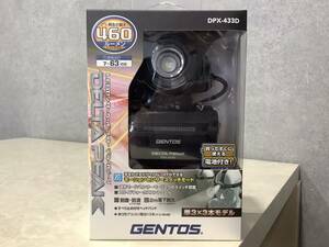 1円〜 未使用品 GENTOS(ジェントス) LEDセンサーヘッドライト デルタピーク 460ルーメン DPX-433D