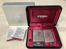 13368 1円〜 未使用品 ジッポー オイルライター ペア セット ハート Zippo_画像1